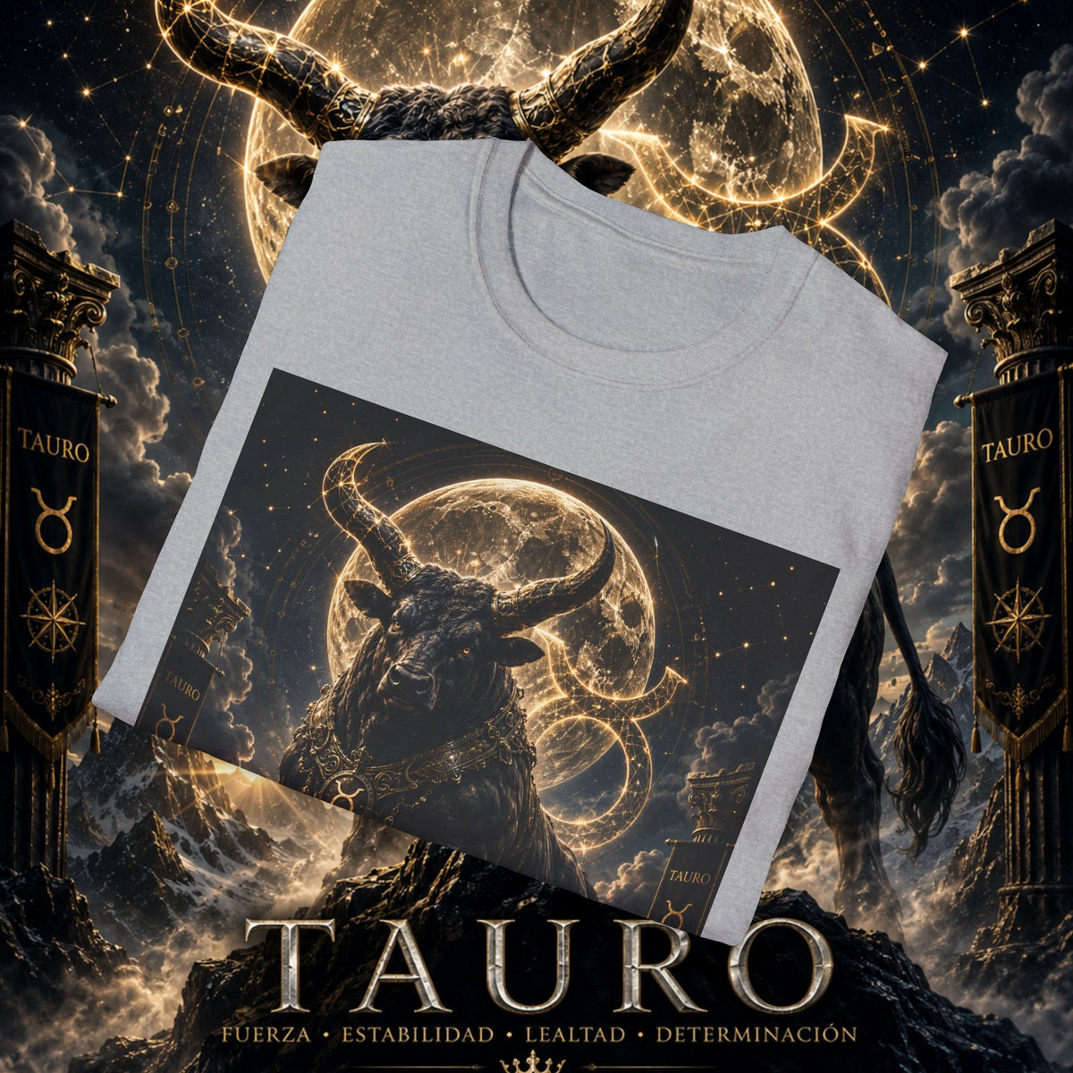 "Camiseta ♉ Tauro — Fuerza silenciosa de la tierra"