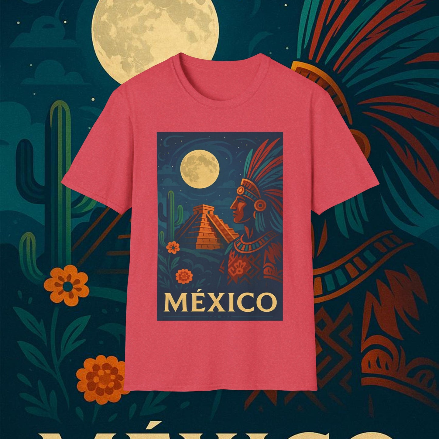 "Camiseta México: Tierra de Colores, Cultura y Corazón 🌵🎉🪅"