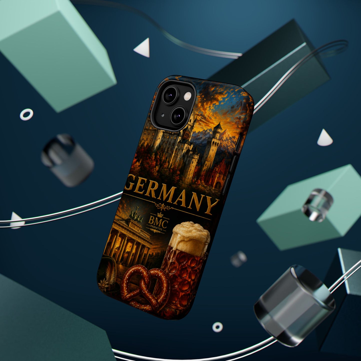 "Funda Magnética Reforzada Alemania: Fortaleza, Historia y Tradición 🎖️🏰🍺"