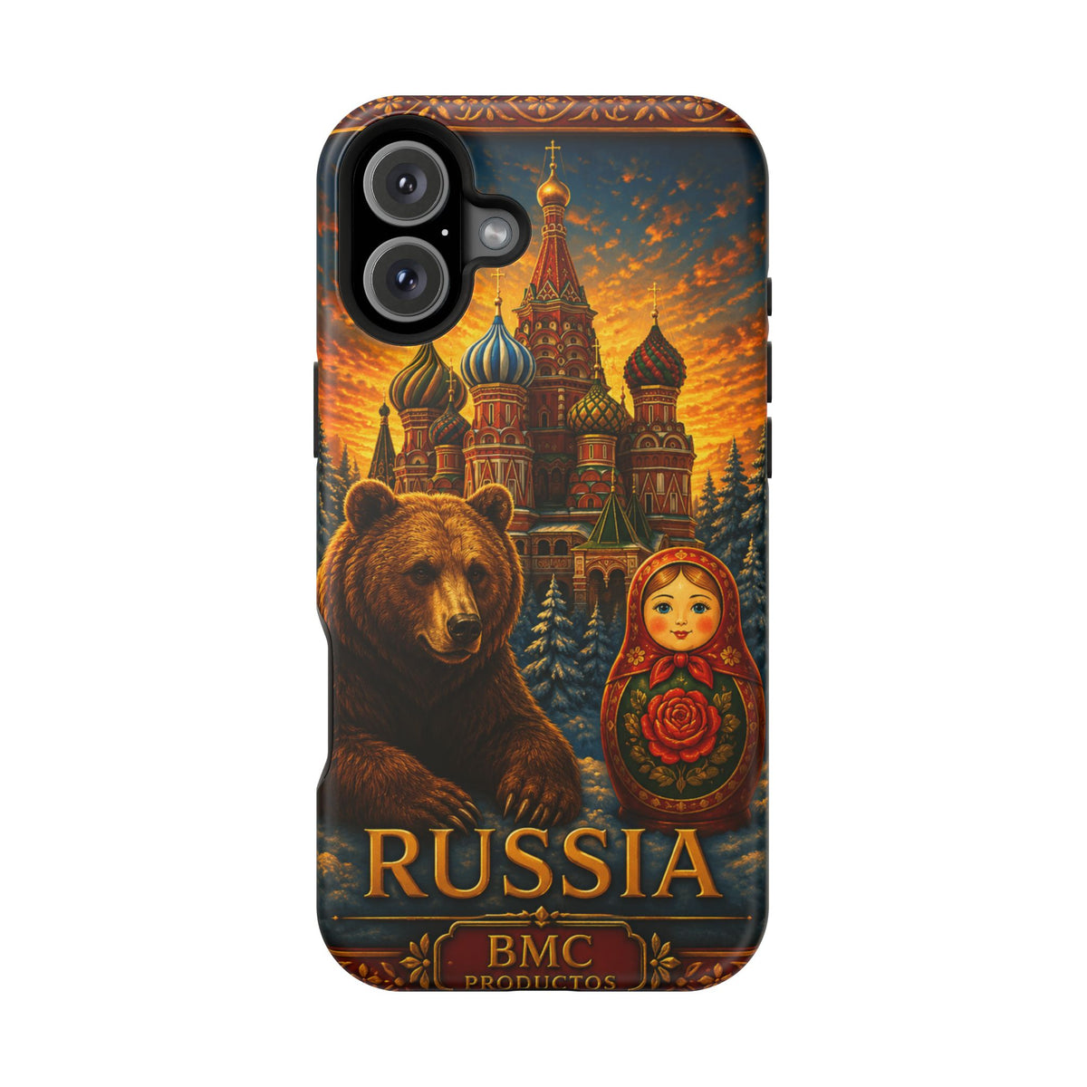 "Reinforced Magnetic Case Russia❄️ – Land of history, mystery, and grandeur"