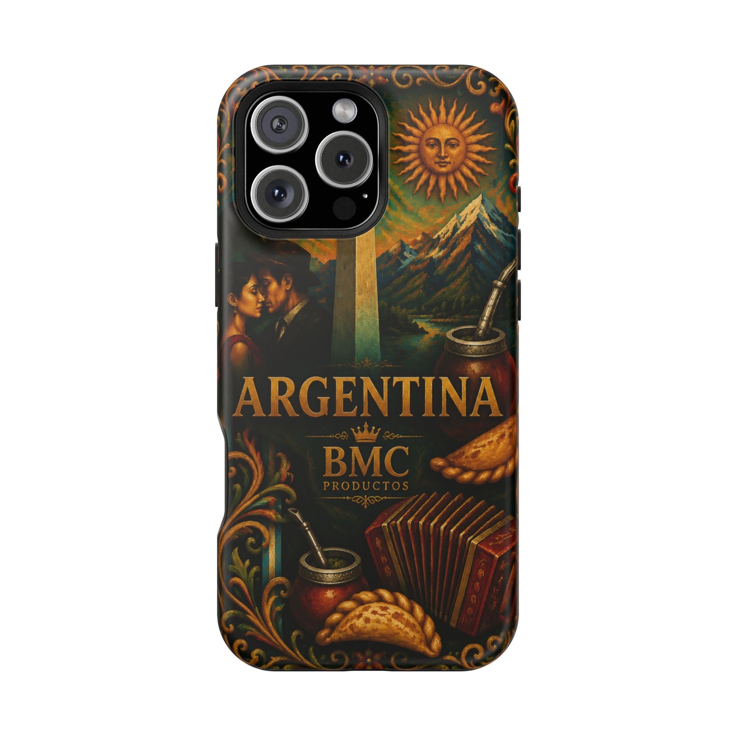 "Funda Magnética Reforzada Argentina: Pasión, Tradición y Tierra de Sueños🔥🏞️"