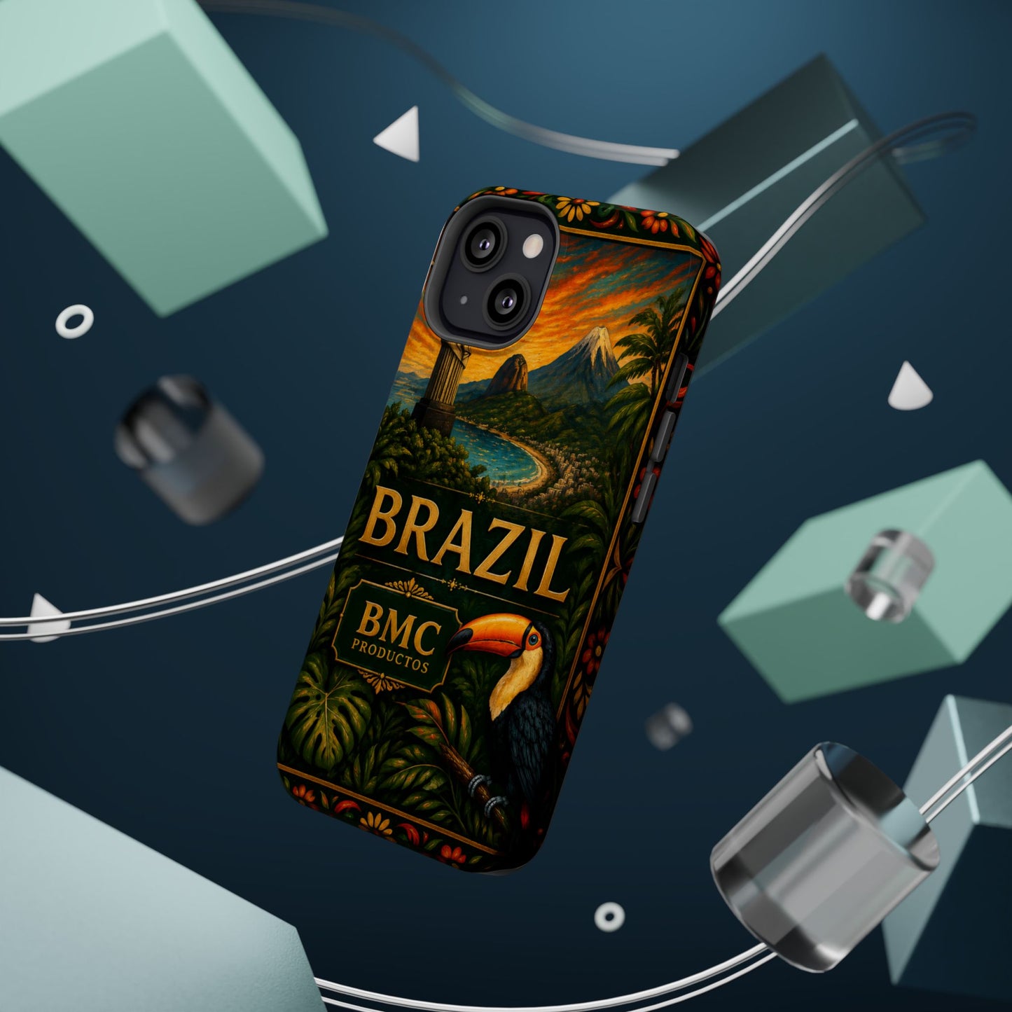 "Funda Magnética Reforzada Magnética Reforzada Brasil: Ritmo, Naturaleza y Alegría Infinita 🎶🌴🏖️"