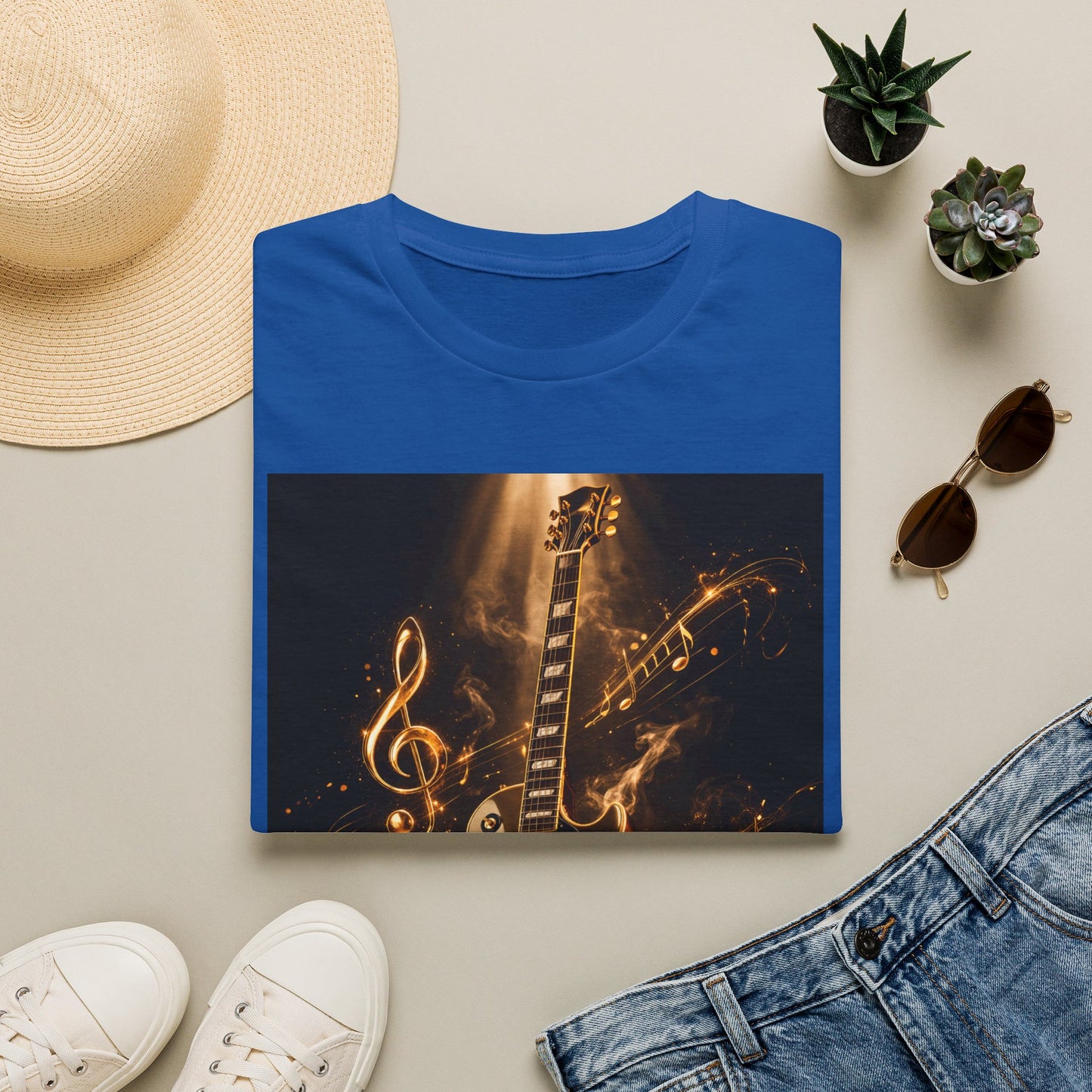 "Camiseta guitarra 🎸🔥Donde vibra una cuerda, nace una llamarada.” 🔥🎸